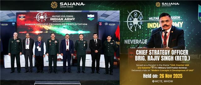 Sahana showcased advanced drone and anti-drone capabilities at the Military–Civil Fusion Seminar