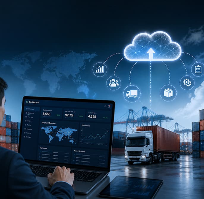 Cloud-based logistics infrastructure