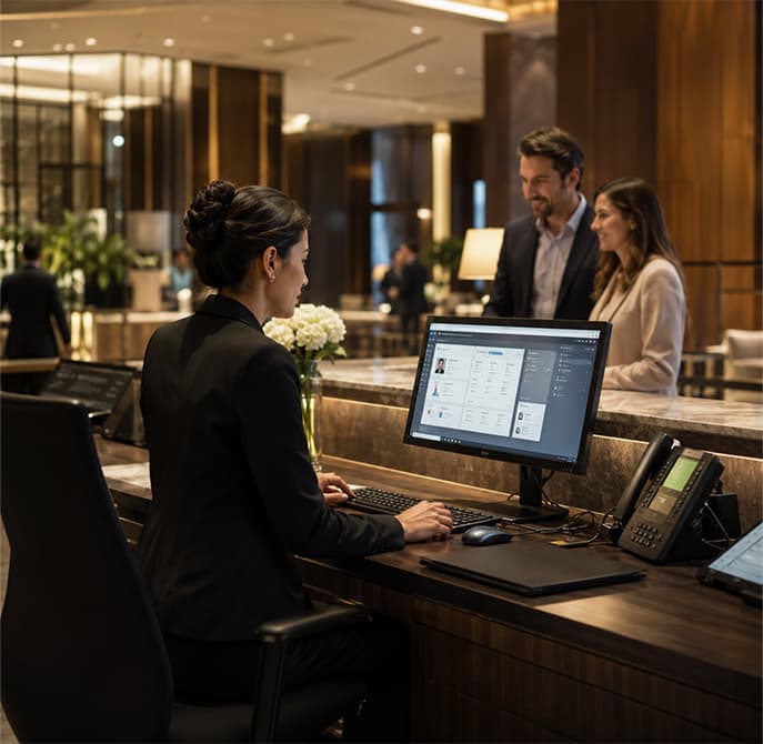 Hospitality CRM and guest management systems
